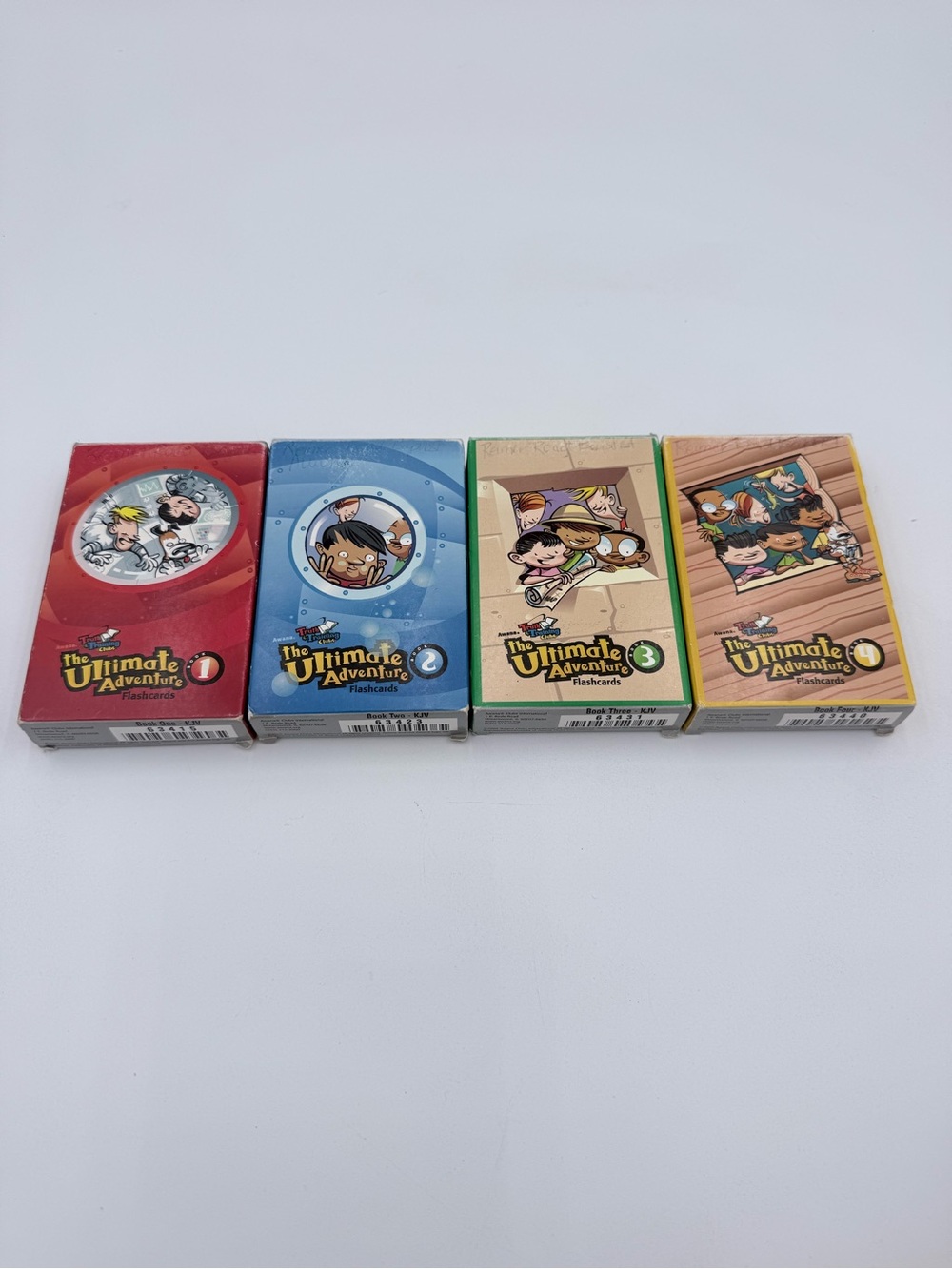 Awana Truth & Training Club Ultimate Adventure KJV Flashcards Book 1-4 set of 4